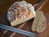 Easy No Knead Bread: Multigrain Wheat