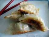 Gyozas!  Japanese Pan Fried Potstickers