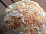 Mock Sourdough No Knead Bread