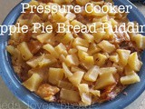 Pressure Cooker Apple Pie Bread Pudding