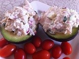 Chicken Salad Stuffed Avocado