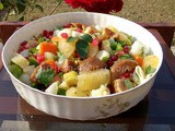 Fruit , Vegetable and Macaroni Pasta Salad