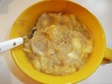 Apple rhubarb compote