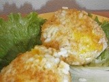 Arancini with mozzarella (Italy)