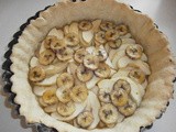 Banana - apple tart