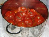Stuffed tomatoes (and potatoes) with mince meat
