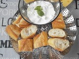 Tzatziki with fresh goat's cheese