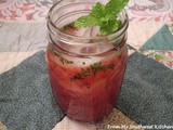 Earl Grey Sweet Raspberry Basil Iced Tea