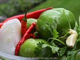 Fish Tacos with Roasted Tomatillo Salsa