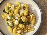 Gnocchi with Lemon, Spinach, and Burrata