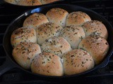 Buttered Rosemary Dinner Rolls #SundaySupper