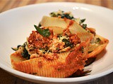 Vegan Stuffed Shells #SundaySupper