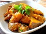 Chinese Style Stir Fry Pumpkin with Dried Shrimps