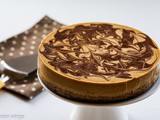 Coffee Marbled Cheesecake