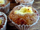 Cranberry and Cream Cheese Muffins