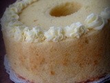 Orange Frosted Sponge Cake