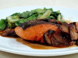 Pan Fried Salmon with Shitake Mushroom Sauce