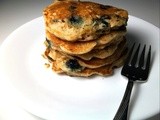 Blueberry Graham Pancakes