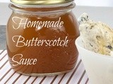 Butterscotch Ice Cream Sauce