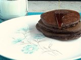 Chocolate Cherry Pancakes