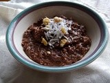 German Chocolate Breakfast Oatmeal