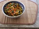 Vegetable Teriyaki: Improv Challenge Zucchini and Brown Sugar