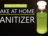 2 Ingredients Homemade Hand Sanitizer