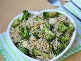 Broccoli Fried Rice | Broccoli Egg Fried Rice