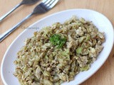 Cabbage Egg Fry