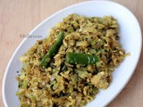 Cabbage Egg Poriyal