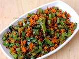 Capsicum Carrot Poriyal