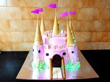 Castle Cake | How to make an easy Castle Cake | No Fondant Caste Cake