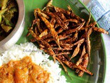 Cheeni Avarakkai Vathal | Kothavarangai Vathal | Sun Dried Cluster Beans Recipe
