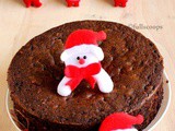 Chocolate Fruit Cake | Chocolate Christmas Cake Recipe