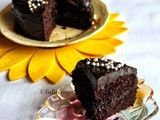 Egg free Dairy free Chocolate Cake | Mini Chocolate Cake