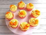 Eggless Mango Cupcakes