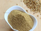 Homemade Coriander Powder