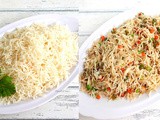 How to cook Basmati Rice | 2 ways - Pressure Cooker method and Draining method