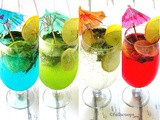 How to make Mocktails at home | Blue Lagoon | Virgin Mojito | Kiwi Mint Crush | Rose Lemon Fizz