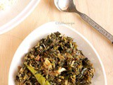 Keerai Poriyal | Greens Stirfry