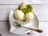 Kiwi Ice Cream | No Churn 2 Ingredients Kiwi Ice Cream