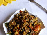 Mushroom Egg Bhurji