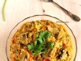 Mushroom Oats Masala | Oats Recipes