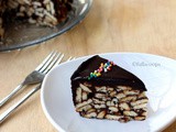 No Bake Chocolate Biscuit Cake