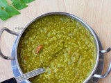 Palak Moong Dal Khichidi with millets