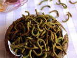 Palak Sev | Spinach Sev