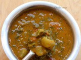 Poosanikai Keerai Sambar