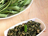 Radish Greens Stir Fry | Mullangi Keerai Poriyal