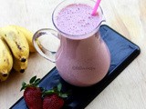 Strawberry Oats Banana Smoothie