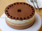 Triple Chocolate Mousse Cake